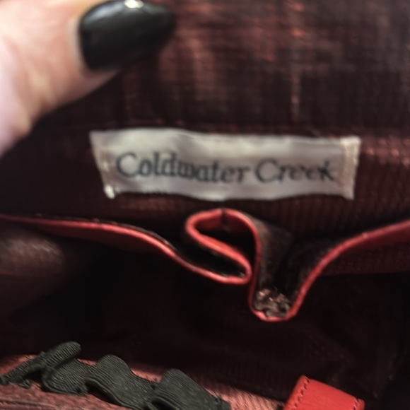Coldwater Creek purse, red - Picture 7 of 8